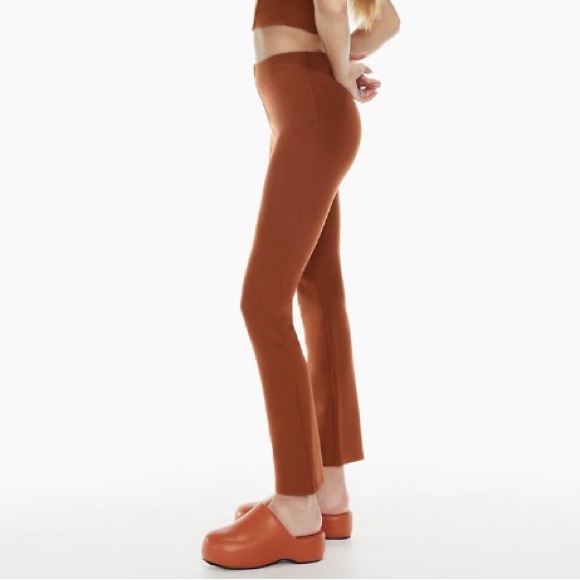 Aritzia Sunday Best Ellie Pant Brown Knit Pants